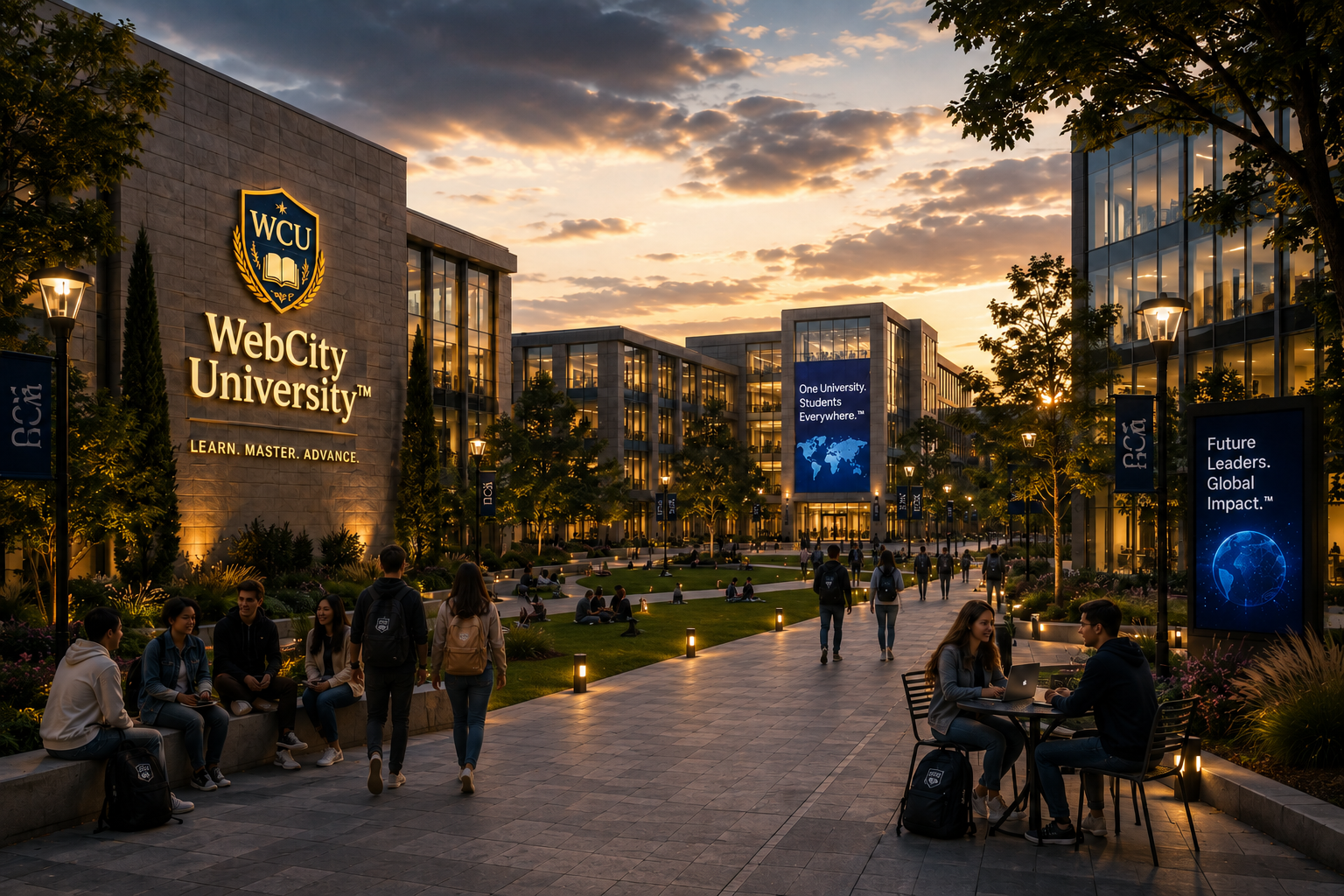 WebCityUniversity campus background